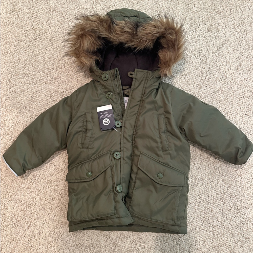 Baby Gap Puffer Jacket - Fur Hood